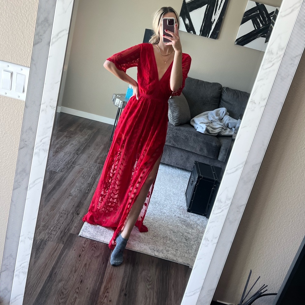 Red romper - Picture 2 of 6